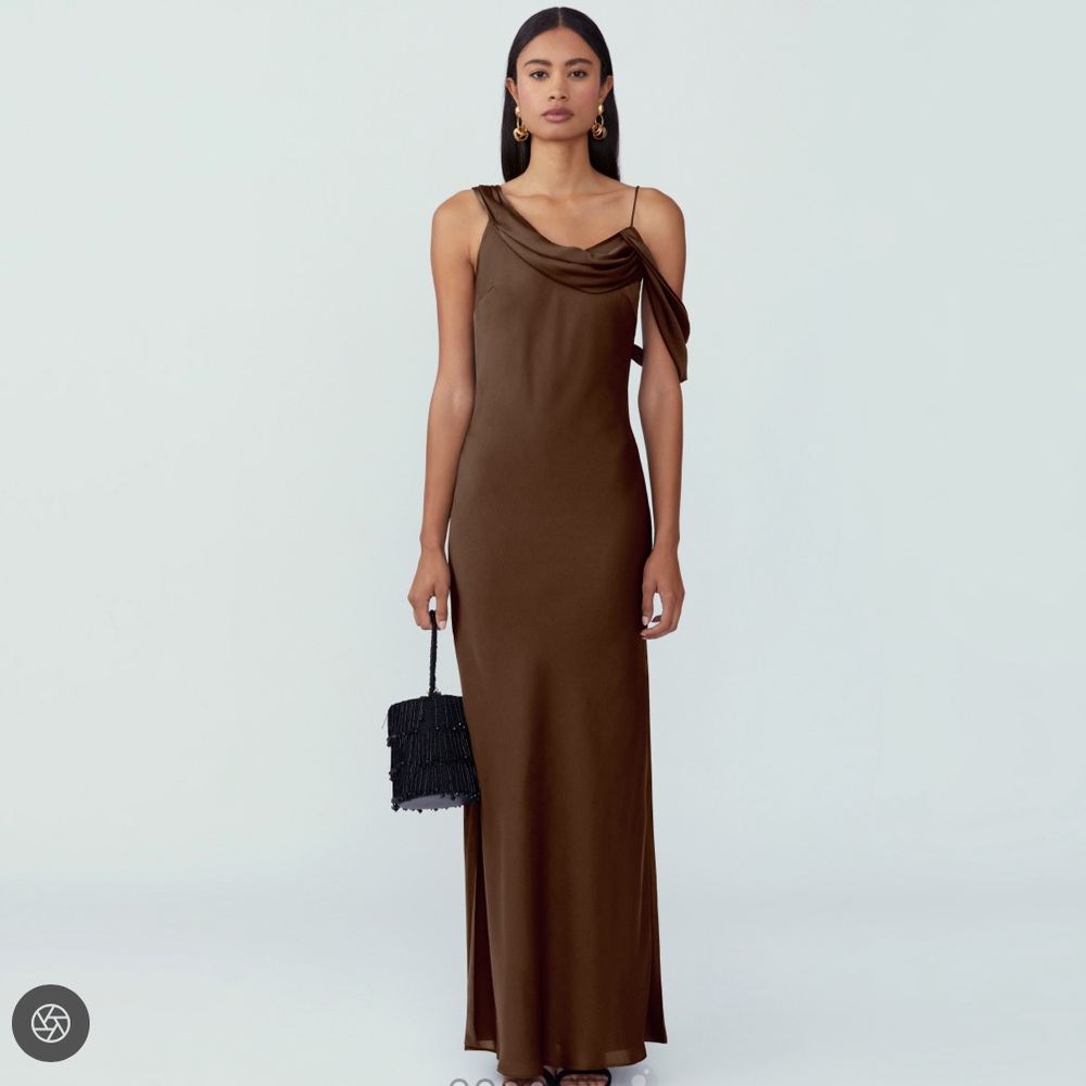 NWT FAME AND PARTNERS | Francois Dress in "Dark Chocolate"